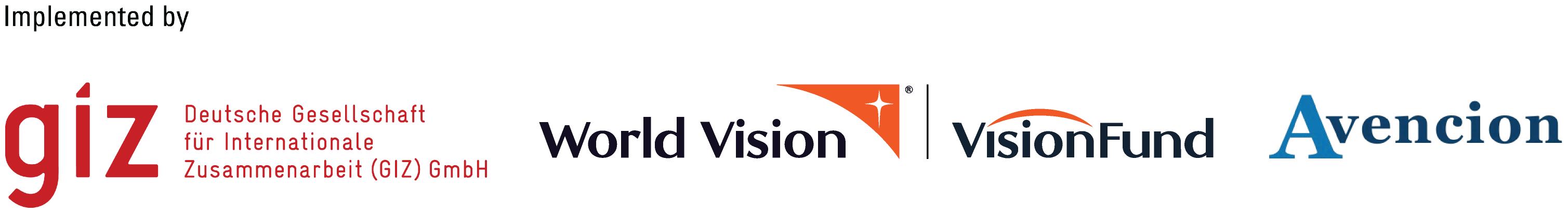 Implemented by GIZ, with World Vision, VisionFund and Avencion